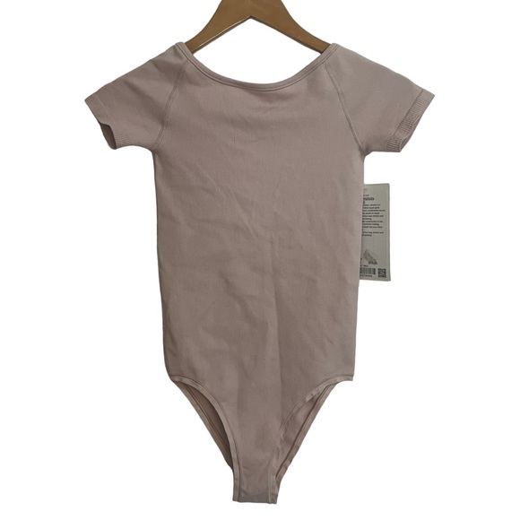 lululemon athletica Tops - Lululemon Seek Simplicity Bodysuit in Pink Bliss women's size 4 NWT
